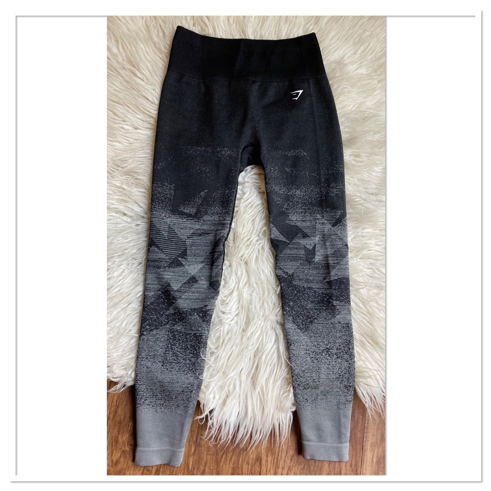 Gymshark Adapt Ombré Seamless Leggings Black Size Small